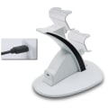 Miniatyrbillede 2 af 7: Controller-oplader 4 Controller-oplader Opladningsdock Stativ - Hvid