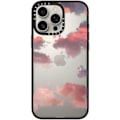 Miniatyrbilde 3 av 5: Kompakt iPhone 16 Pro Max Deksel [Lettvekt / 1,2 m 2X Militær Grad Fallbeskyttelse/Slank] - Kirsebær - Klar Svart Clouds (Red) iPhone 16 Pro Max