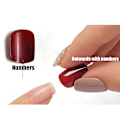 Miniatyrbilde 4 av 4: Medium Glossy Falske Negler for Kvinner og Jenter 24Pcs Medium Glossy Falske Negler for Kvinner og Jenter 24Pcs