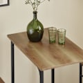 Pikkukuva 3 / 7: SoBuy Ruokailuryhmä Baaripöytä ja 2 baarijakkaraa OGT10-PF brown table with 2 stools