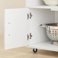 Pikkukuva 7 / 10: SoBuy Pöytäkaappi pyörillä Tarjoiluvaunu Kärry FKW113-WN White