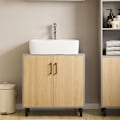 Miniatyrbillede 1 af 11: SoBuy Badeværelsesskab Underskabet BZR133-NG 60*30*60cm