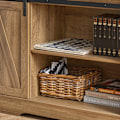 Miniatyrbild 6 av 8: SoBuy Öppet skåp Vitrinskåp Skänk Avlastningsbord FSB60-BR Wood Cabinet with 2 doors