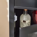 Pikkukuva 7 / 10: SoBuy Keittiösaareke Pyörällinen Keittiökaapi FKW98-SCH Black