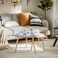 Pikkukuva 1 / 7: SoBuy Sisäkkäiset pöydät 2 sivupöydän setti Sohvapöydät FBT74-HG grey