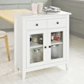 Pikkukuva 9 / 9: SoBuy Eteisen kaappi Kulmakaappi Lipastot ja vitriinit FSB05-W White W80 x D32 x H86cm