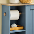 Pikkukuva 7 / 9: SoBuy WC-paperiteline WC-hylly Kylpyhuonekaappi BZR189-HG Grey 50*21*86cm