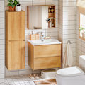Miniatyrbillede 10 af 10: SoBuy Underskab til håndvask Badeværelsesskab Vægskab BZR174-N Under sink cabinet
