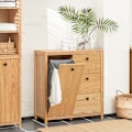 Pikkukuva 7 / 8: SoBuy Korkea kaappi Pyykkikaappi pyykkikorin kanssa BZR97-N Base cabinet with laundry basket
