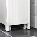 Pikkukuva 7 / 8: SoBuy WC paperiteline kylpyhuone kaappi HyllykokonaisuusBZR110-W Toilet paper holder