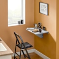 Miniatyrbild 1 av 7: SoBuy Väggmonterat klaffbord Skrivbord Matbord Barbord Datorbord FWT03-HG Grey