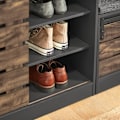 Miniatyrbillede 7 af 9: SoBuy Enkel og moderne konsolbord i træ Skænk skydedøre FSB65-HG Gray Cabinet