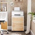 Miniatyrbillede 1 af 9: SoBuy Arkivskab Printer Stand Mobilt Arkivskab ASK06-WN