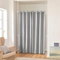 Miniatyrbillede 10 af 10: SoBuy teleskopisk persienne justerbar mørklægningsgardin KLS12-HG Light grey L(162–270 cm)*H(199–285 cm)