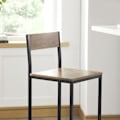 Pikkukuva 5 / 8: SoBuy 2 Baarituolit aarijakkara Keittiön tuolia FST53-XLx2 Brown