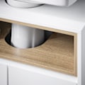 Miniatyrbild 3 av 9: SoBuy Tvättställsunderskåp Badrumsskåp Underskåp BZR148-W White Under sink cabinet