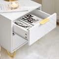 Miniatyrbillede 9 af 10: SoBuy, smalt sengebord, Sengeborde til soveværelset, Sengebord til soveværelse, FBT160-W