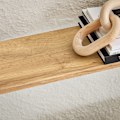 Miniatyrbild 4 av 7: SoBuy Smalt avlastningsbord Soffbord Hallmöbler FSB19-E Light brown L120*B20*H65cm