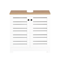Pikkukuva 3 / 9: SoBuy Allaskaappi 2 ovea Kylpyhuoneen kalusteet BZR40-W Sink cabinet(on wall)