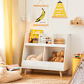 Miniatyrbild 8 av 8: SoBuy,Barnhylla ,Leksaksförvaring,Bokhylla,Barnrum,KMB19-W