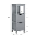 Pikkukuva 2 / 8: SoBuy, Kaappi 2 laatikkoa, Kylpyhylly FRG127-SG Grey Base cabinet