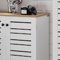 Miniatyrbillede 5 af 9: SoBuy Hjørneunderskab Underskab Badeværelsesskab BZR40-W Sink cabinet(on wall)