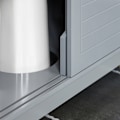 Miniatyrbillede 5 af 8: SoBuy Underskab til håndvask Badeværelsesskab FRG128-II-SG Grey Sink cabinet(on floor)