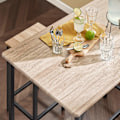 Pikkukuva 4 / 10: JotenOsta puiset keittiön patioruokailukalusteet, pöytä ja jakkarat, OGT11-N Wood table with 4 stools