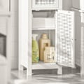 Miniatyrbillede 9 af 9: SoBuy Højskab med skuffer, Badeværelsesmøbler, BZR36-W High cabinet