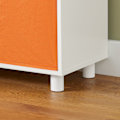 Miniatyrbild 6 av 7: SoBuy Barnhylla med 2 korgar Liten bokhylla KMB68-W L61*B25*H110cm