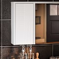 Pikkukuva 4 / 11: SoBuy kylpyhuone kaappi Seinäkaappiin Peilikaappi BZR153-W Mirror Cabinet