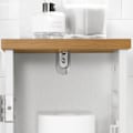 Pikkukuva 5 / 9: SoBuy WC paperiteline kylpyhuone kaappi Hyllykokonaisuus BZR85-W Toilet paper holder