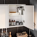Pikkukuva 6 / 11: SoBuy kylpyhuone kaappi Seinäkaappiin Peilikaappi BZR153-W Mirror Cabinet