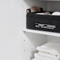 Miniatyrbild 5 av 7: SoBuy Högskåp badrum, hörnhylla med 2 dörrar BZR91-W High cabinet