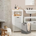 Miniatyrbillede 7 af 7: SoBuy Badeværelsesskab Vasketøjskurv Badeværelsesmøbler BZR67-W Laundry cabinet