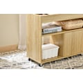 Miniatyrbillede 7 af 8: SoBuy Sengebord Sofabord Mobilt sidebord Endebord FBT152-N