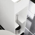 Pikkukuva 4 / 8: SoBuy WC paperiteline kylpyhuone kaappi HyllykokonaisuusBZR110-W Toilet paper holder