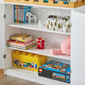 Miniatyrbild 5 av 7: SoBuy Barnhylla FörvaringskombinationvitKMB44-W L86*B30*A87cm