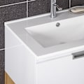 Miniatyrbild 5 av 10: SoBuy Tvättställsunderskåp Badrumsskåp Underskåp BZR178-WN Under sink cabinet