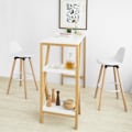 Miniatyrbillede 5 af 6: SoBuy,SØG EFTER PRODUKTER PÅ VORES SITE, FST70-W Vit W39 x D41 x H92cm