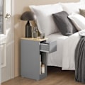 Miniatyrbild 10 av 10: SoBuy Nightstand Side Table Sofa Table with Drawer FBT111-HGx2 Grey