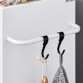 Pikkukuva 4 / 7: SoBuy kylpyhuone kaappi Pyykkikaappi BZR159-W White Base cabinet with laundry basket