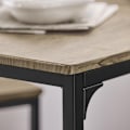 Pikkukuva 5 / 9: JotenOsta baaripöytä ja 2 jakkaraa keittiön set OGT03-N Wood Rectangular table with 2 chairs