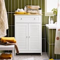 Miniatyrbillede 1 af 9: SoBuy Badeværelsesskab Kommodeskab Skænk FRG238-WN White Base cabinet