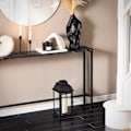 Miniatyrbillede 8 af 8: SoBuy Sidebord Smal aflastningsbord Sofaborde FSB19-SCH Black L120*B20*H65cm