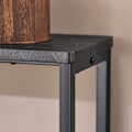 Pikkukuva 3 / 8: SoBuy kapea Apupöytä Sivupöytä Sohvapöytä FSB19-SCH Black L120*B20*H65cm