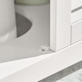 Miniatyrbild 7 av 9: SoBuy Tvättställsunderskåp Badrumsskåp FRG237-II-W White Sink cabinet(on floor)