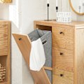 Pikkukuva 6 / 8: SoBuy Korkea kaappi Pyykkikaappi pyykkikorin kanssa BZR97-N Base cabinet with laundry basket