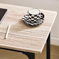 Miniatyrbillede 3 af 8: SoBuy Bordsæt med 2 taburetter Barbord Loungebord OGT10-N Wood Table with 2 stools