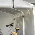 Miniatyrbild 5 av 9: SoBuy Cykeltält förvaringsskydd för gräsmatta uteplats KLS11-L 159 x 219 x 165 cm